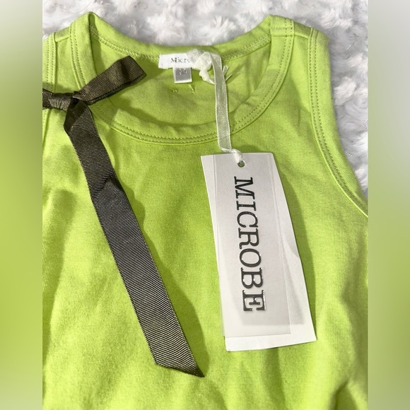 Microbe Italian Brand Girls Sleeveless Ruched Waist Green Sequin Dress - Picture 3 of 9